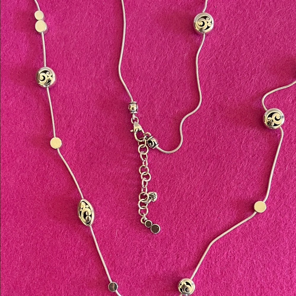 Brighton Silver and Crystal Necklace - Picture 3 of 5